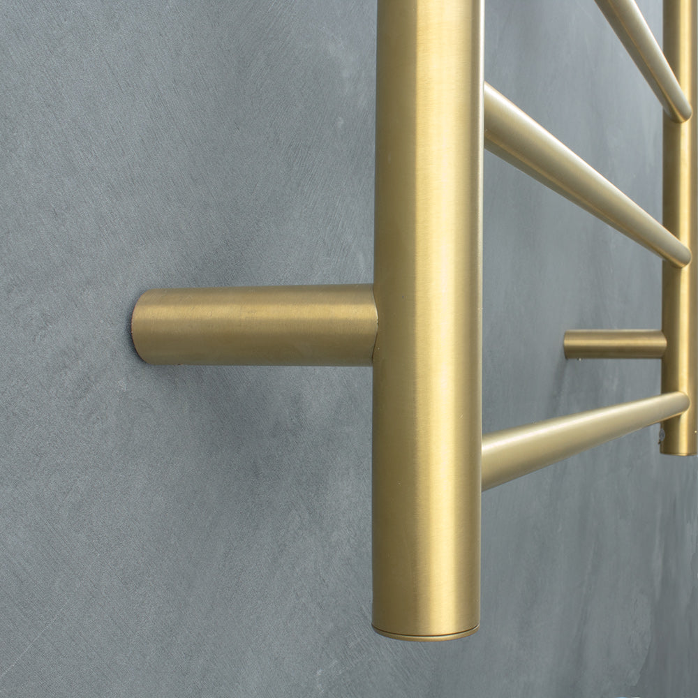 Radiant Heated Towel Rail (RTR01) 600mm x 800mm - 7 Round Bars - Multiple Colour Finishes