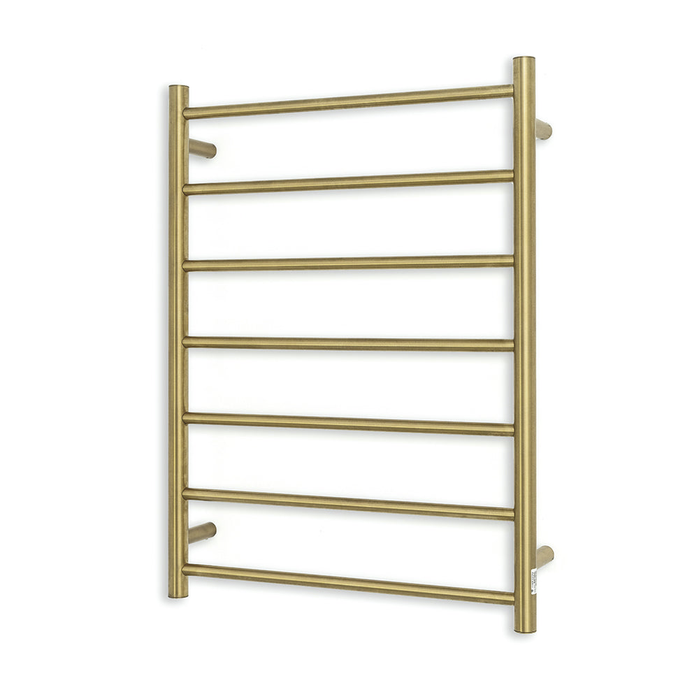 Radiant Heated Towel Rail (RTR01) 600mm x 800mm - 7 Round Bars - Multiple Colour Finishes