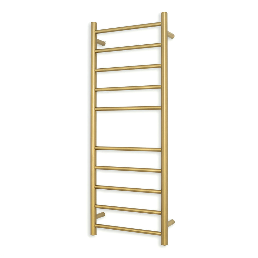 Radiant Heated Towel Rail (RTR430) 430mm x 1100mm - 10 Round Bars - Multiple Colour Finishes