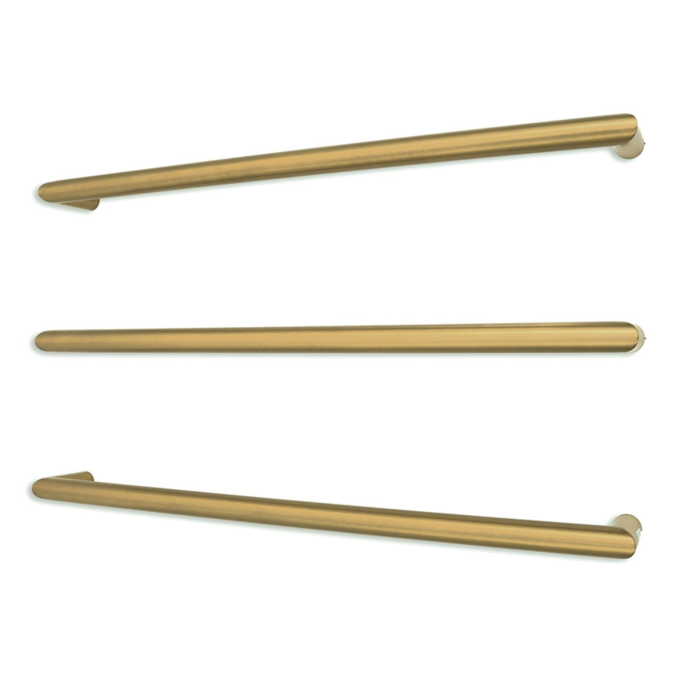 Radiant Single Round Bar NON-HEATED Towel Rails (NH-SBRTR) - Various Widths and Colour Finishes