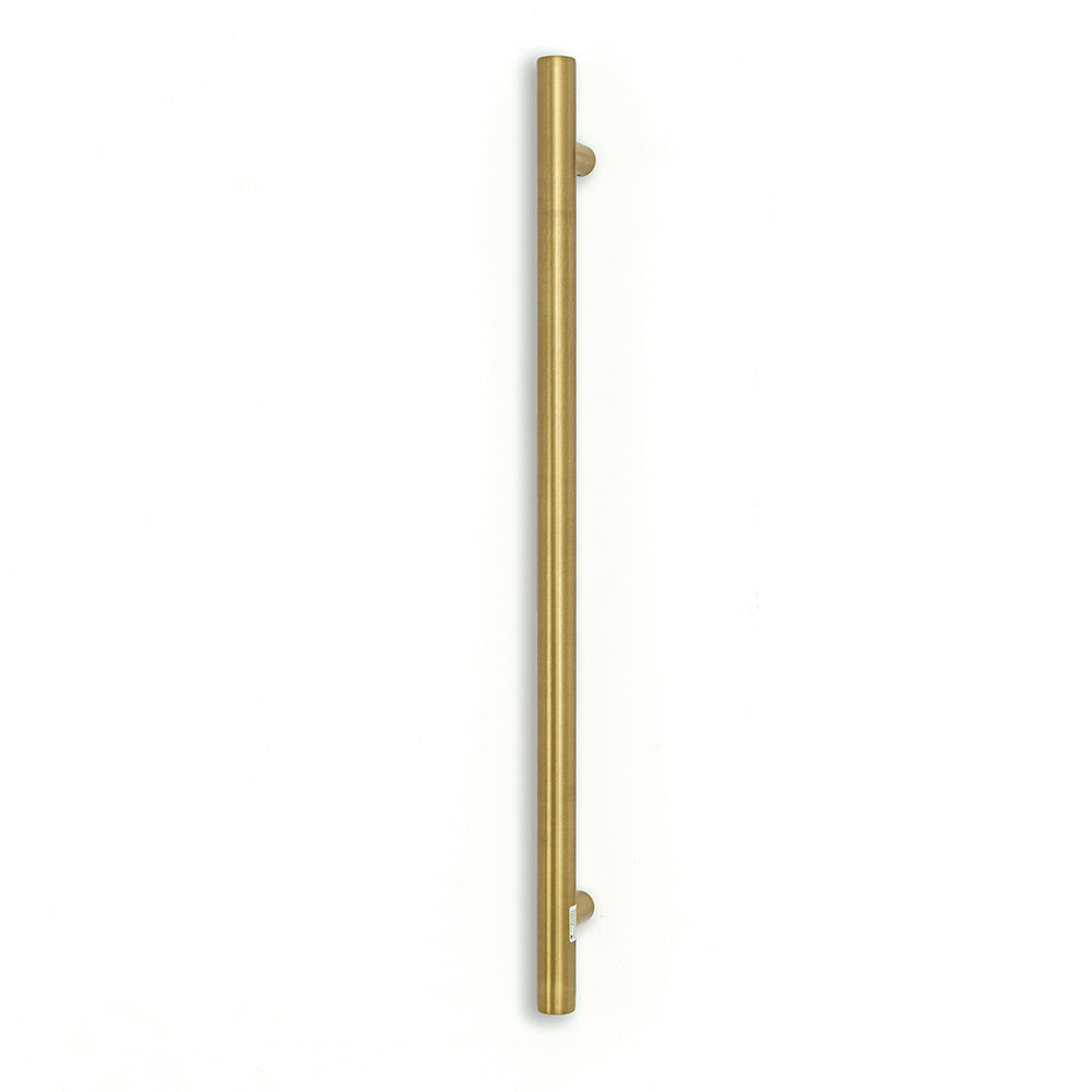 Radiant Single Vertical ROUND Bar NON-HEATED Towel Rail 950mm Tall - Various Colour Finishes