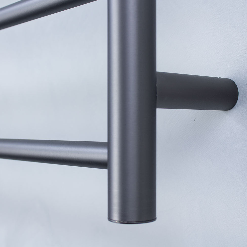 Radiant Heated Towel Rail (RTR430) 430mm x 1100mm - 10 Round Bars - Multiple Colour Finishes