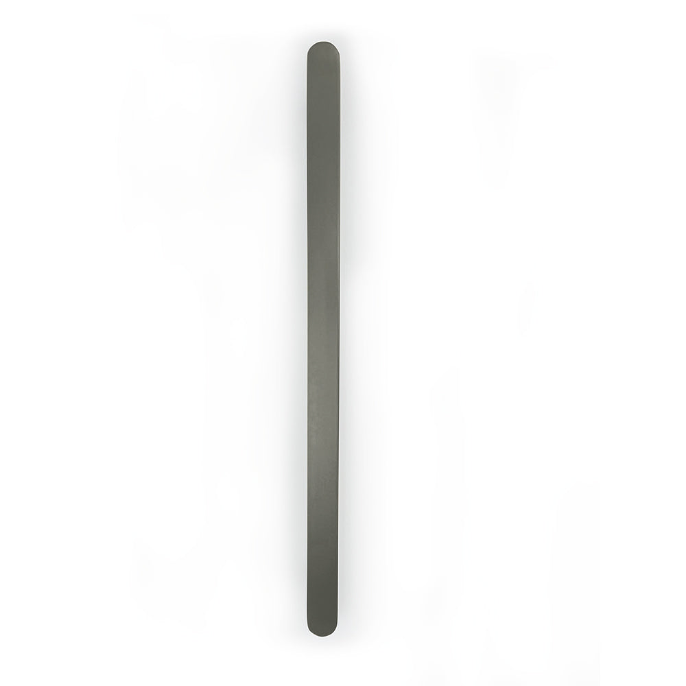 Radiant Single Vertical FLAT Bar Heated Towel Rail 930mm Tall - Various Colour Finishes