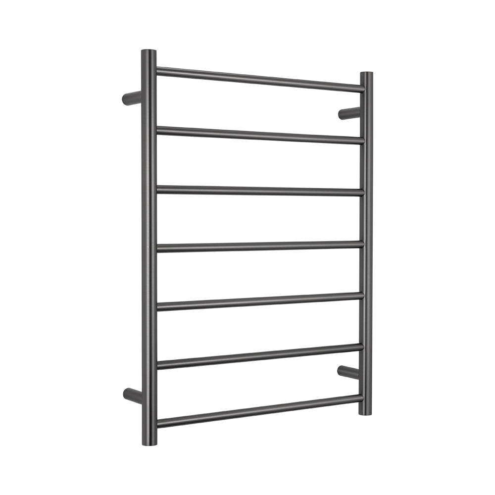 Radiant LOW Voltage Heated Towel Rail (12V-RTR01) 600mm x 800mm - 7 bars (ROUND) - Multiple Colour Finishes