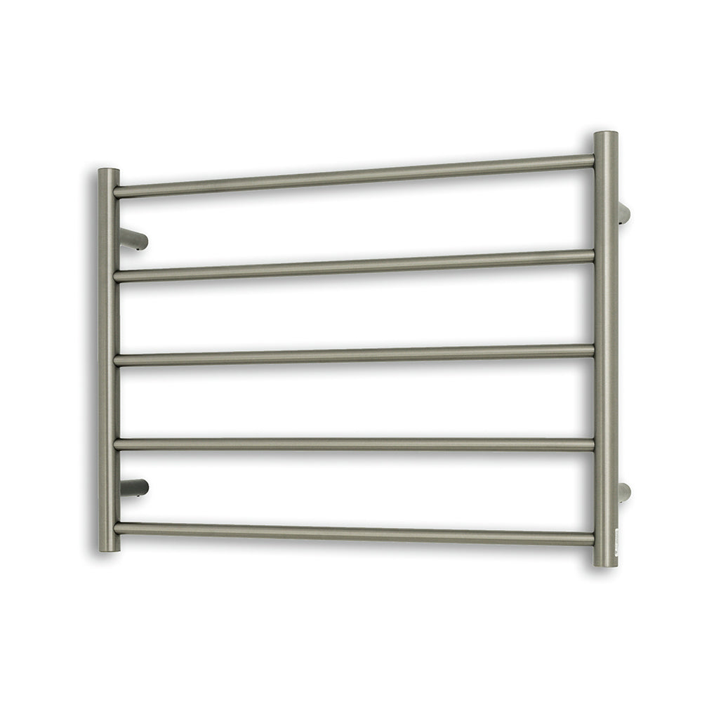 Radiant Heated Towel Rail (RTR03) 750mm x 550mm 5 Round bars - Multiple Colour Finishes