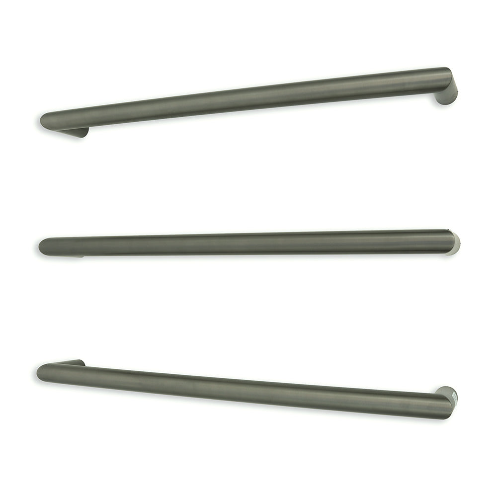 Radiant Single Round Bar NON-HEATED Towel Rails (NH-SBRTR) - Various Widths and Colour Finishes
