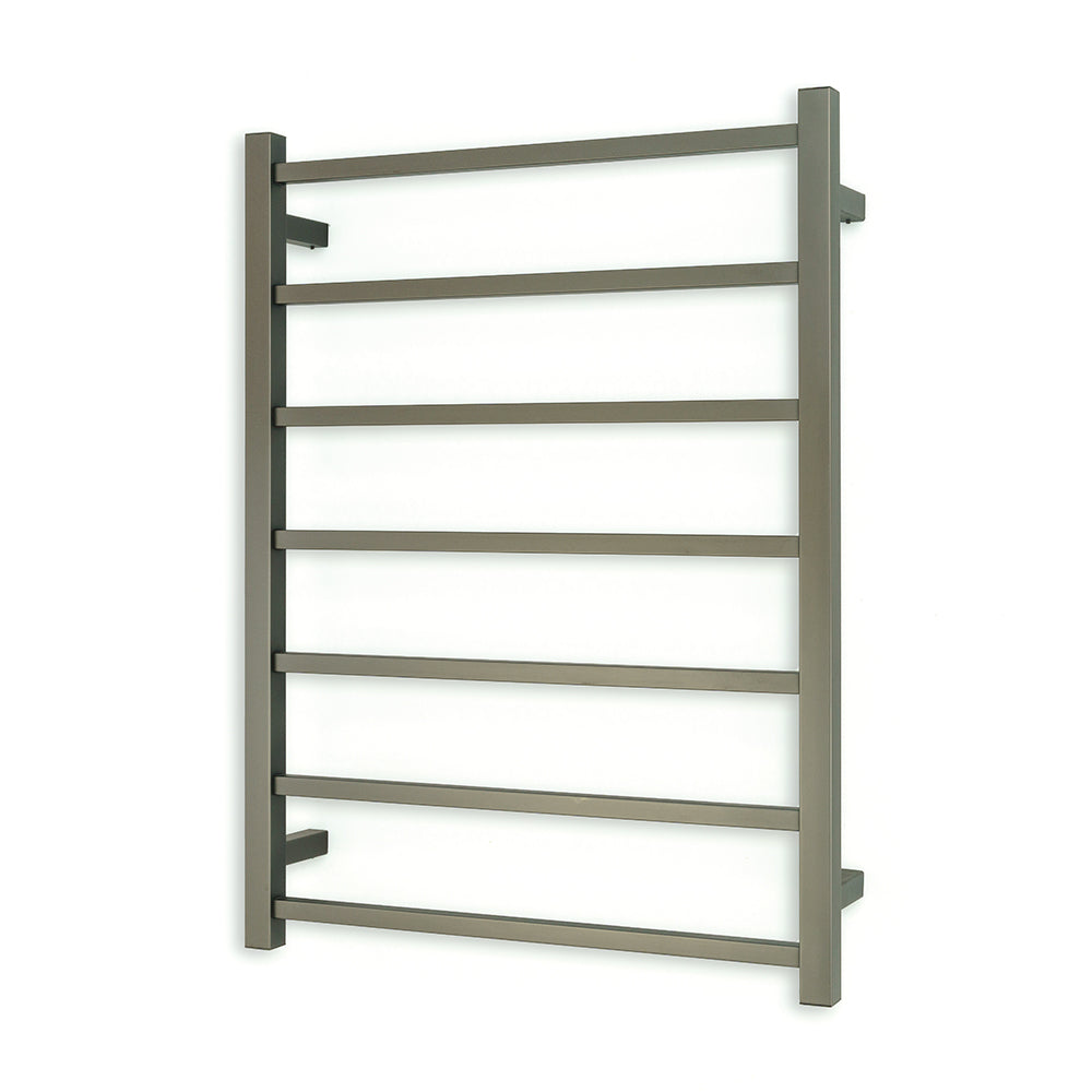 Radiant Heated Towel Rail (STR01) 600mm x 800mm - 7 Square Bars - Multiple Colour Finishes