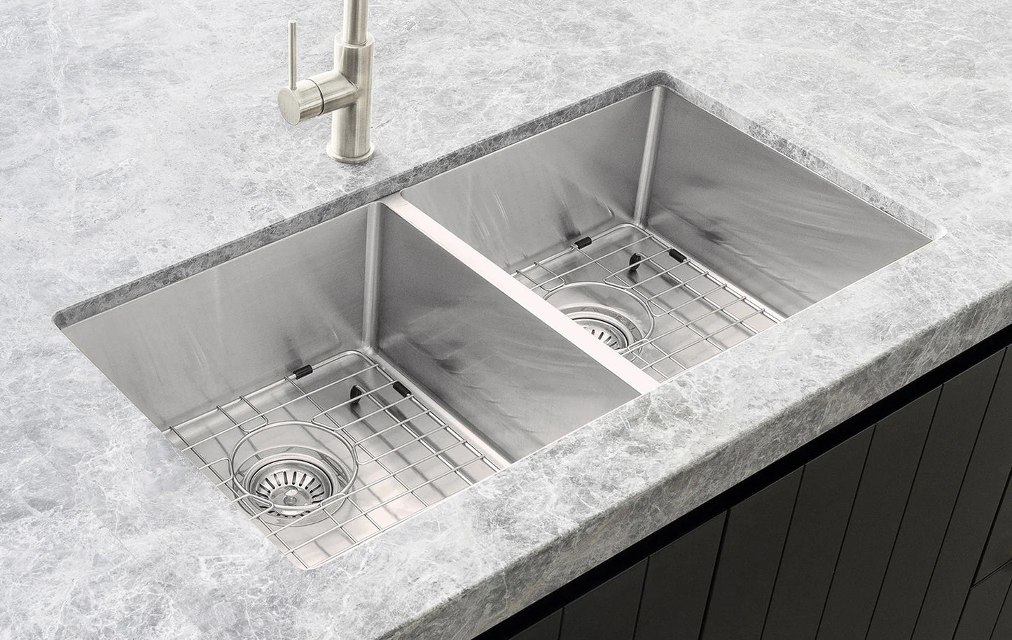 Meir Lavello 2 Piece Protection Grid for Kitchen Sink MKSP-D1160440D - 3 Colour Finishes