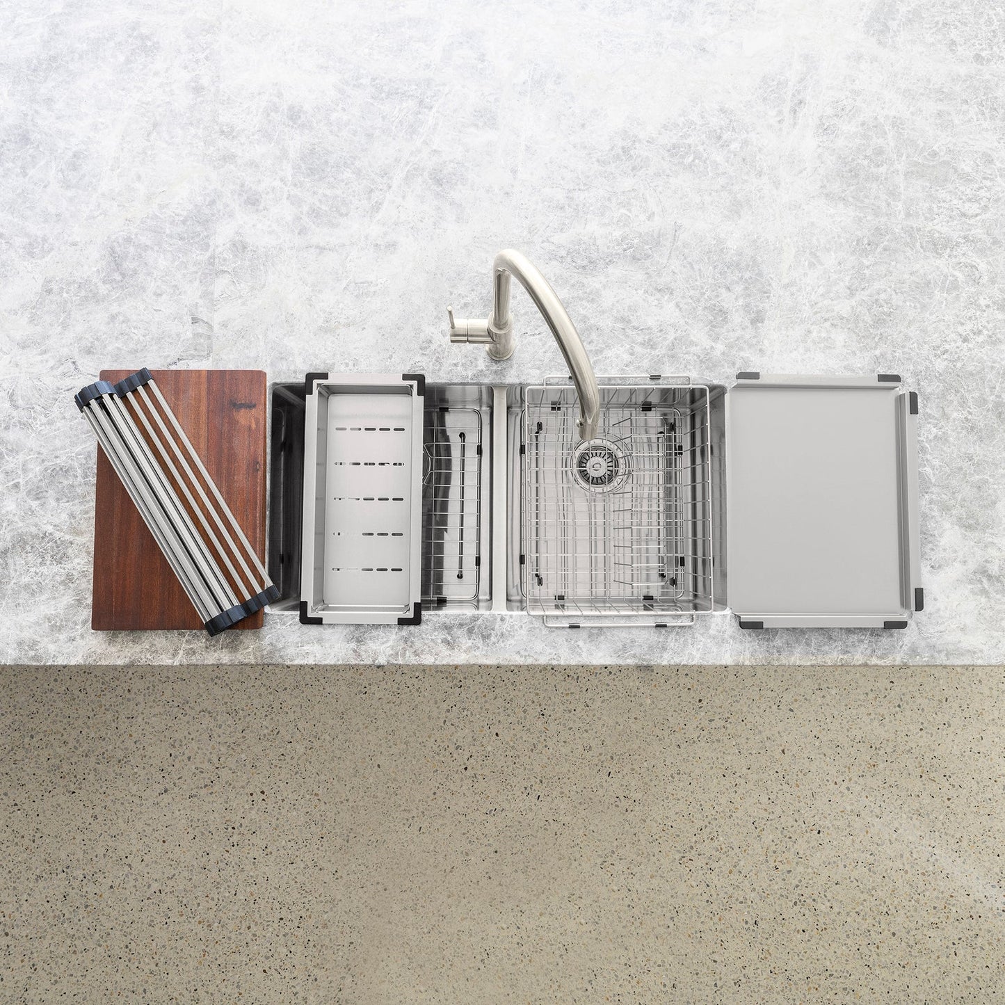 Meir Lavello Protection Grid for Kitchen Sink MKSP-S840440D