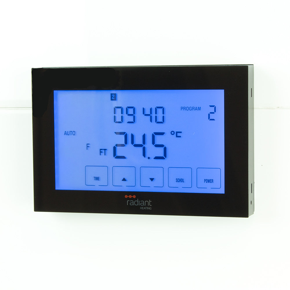 Under-Tile Floor Heating Mat Kit (150W/sqm) - 13sqm Mat (Covers 14 to 14.9sqm) - Various Thermostat Options Available