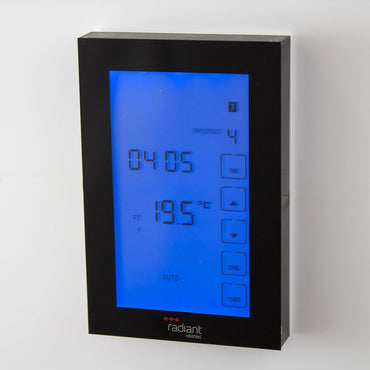 GLASS BLACK THERMOSTAT