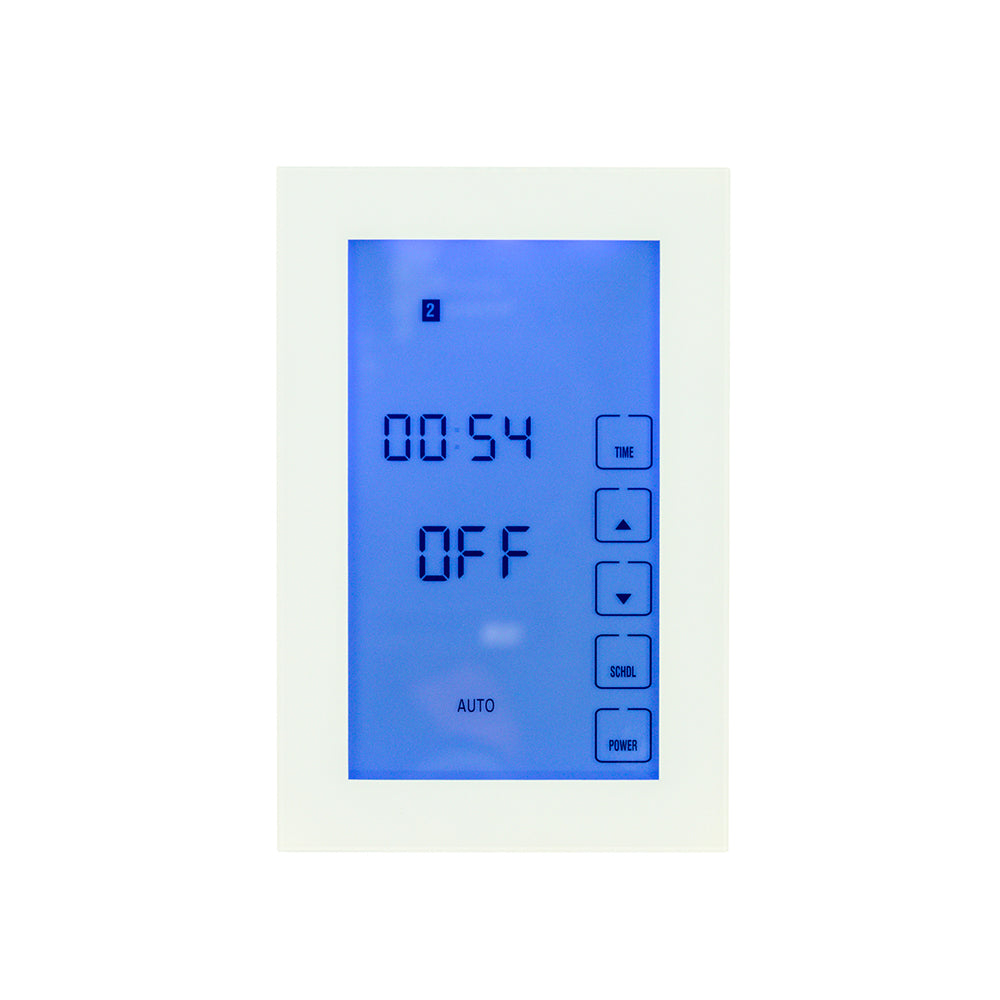 Premium Glass Fronted Touch Screen Timers - Various Styles, Colours and Orientations
