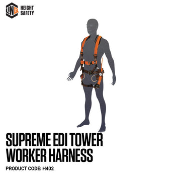 Linq Supreme Edi Tower Worker Harnesses - 3 Size Options