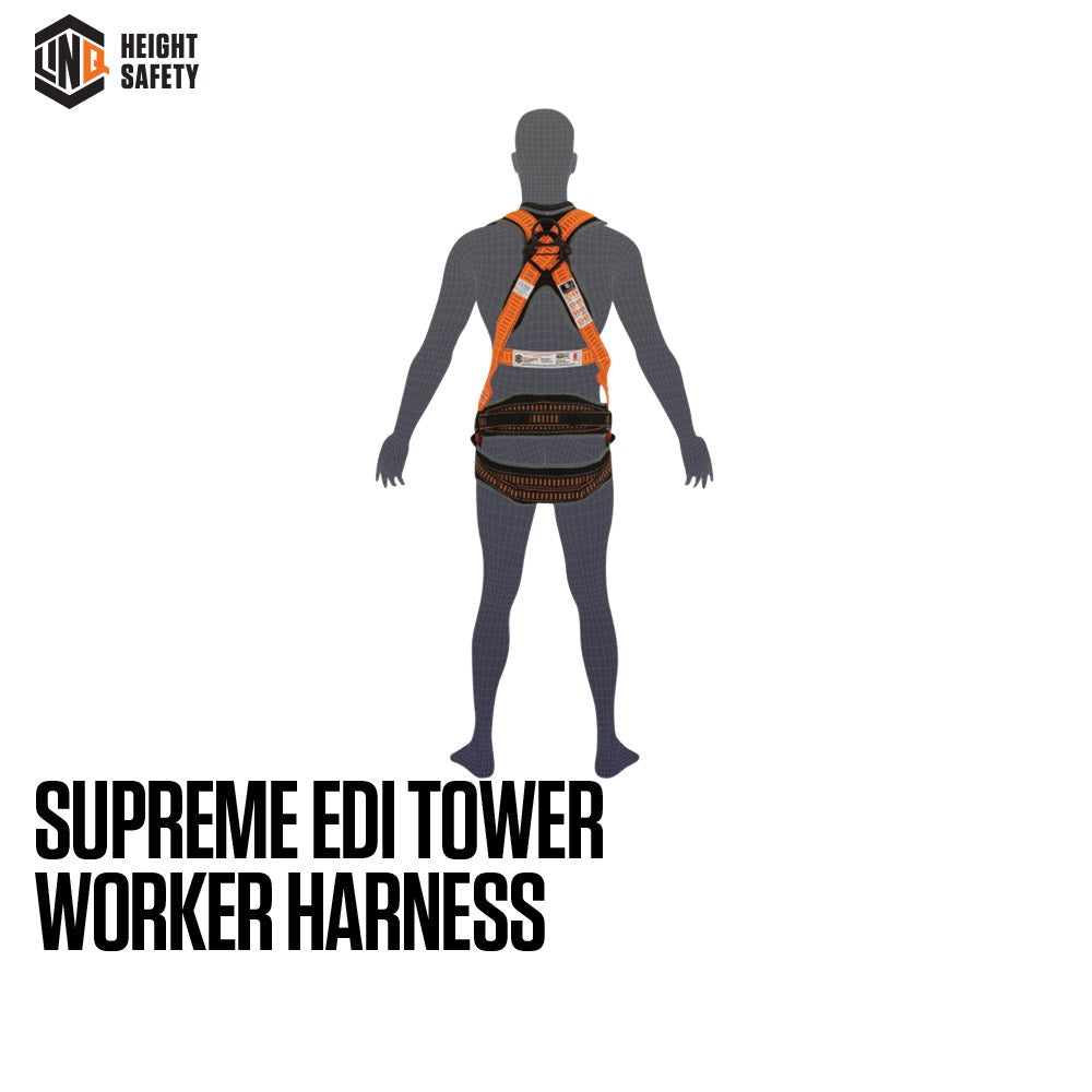 Linq Supreme Edi Tower Worker Harnesses - 3 Size Options