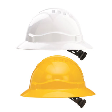 Pro Choice V6 Hard Hat Unvented Full Brim - 2 Colour Options