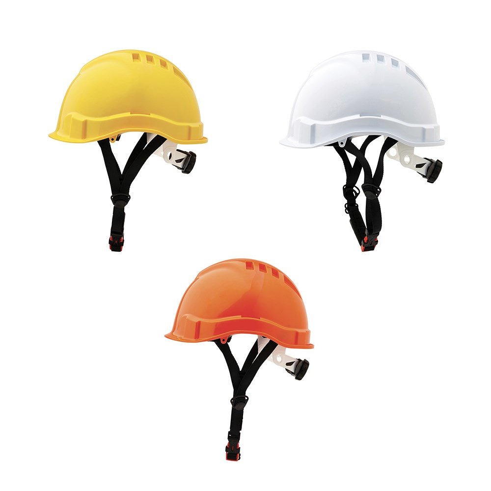 Pro Choice V6 Hard Hat Unvented Micro Peak Ratchet Harness Linesman - 2 Colour Options