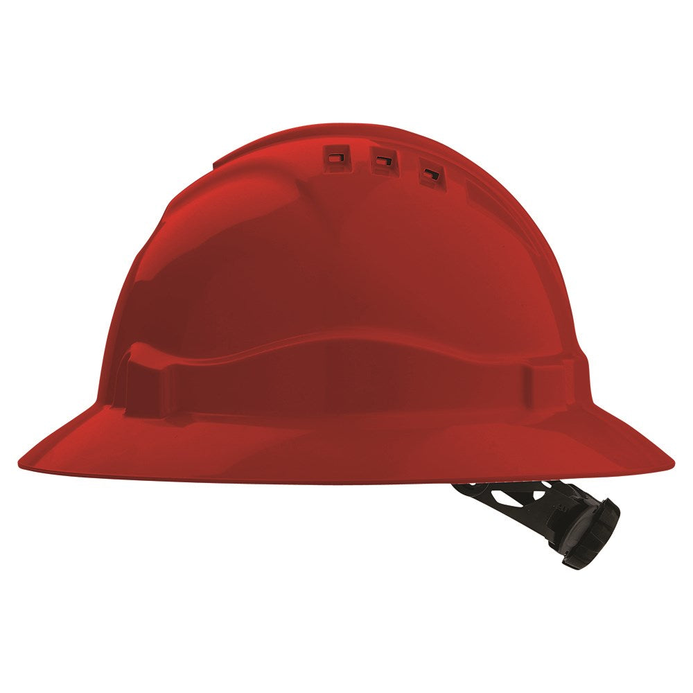 Pro Choice V6 Hard Hat Vented Full Brim Ratchet Harness - 5 Colour Options
