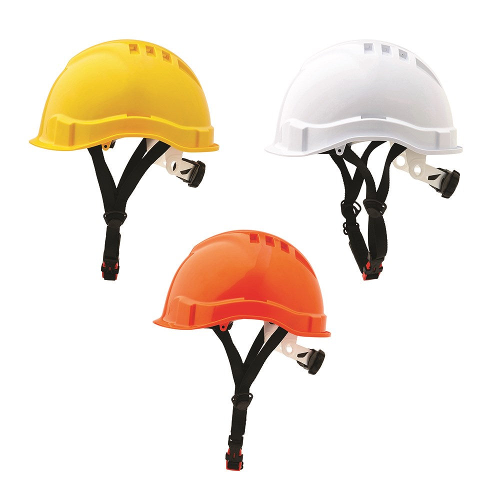 Pro Choice V6 Hard Hat Vented Micro Peak Ratchet Harness Linesman - 2 Colour Options