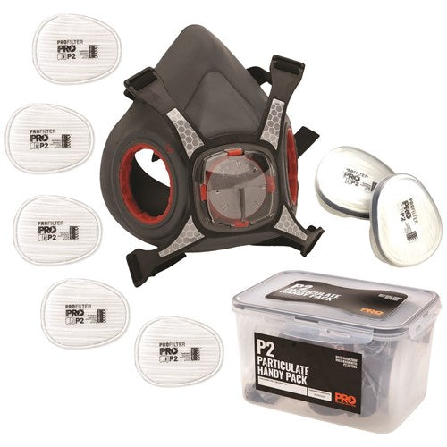 Pro Choice Maxi Mask 2000 Half Face Respirator Handy Pack - Chemical, Particulate or Spraying Protection
