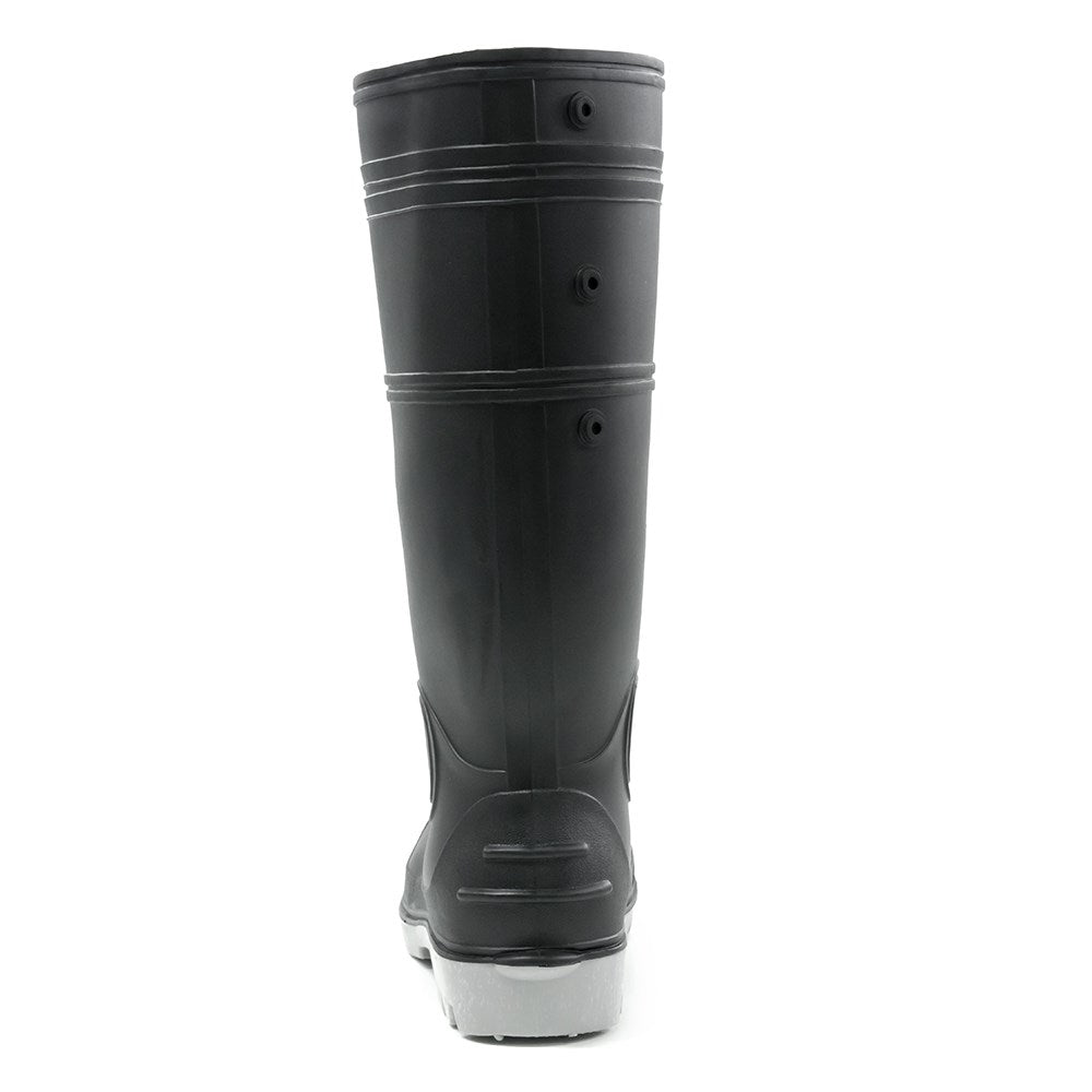 Inca PVC/Nitrile Safety Gum Boot Black/Grey - Various Size Options