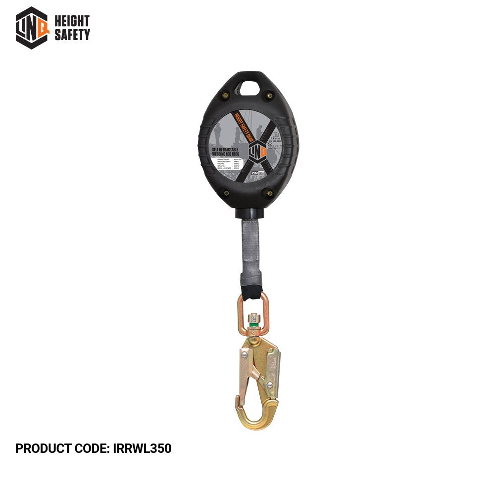 Linq Self Retractable LOQ-BLOQ Webbing Lanyard - 2 Length Options