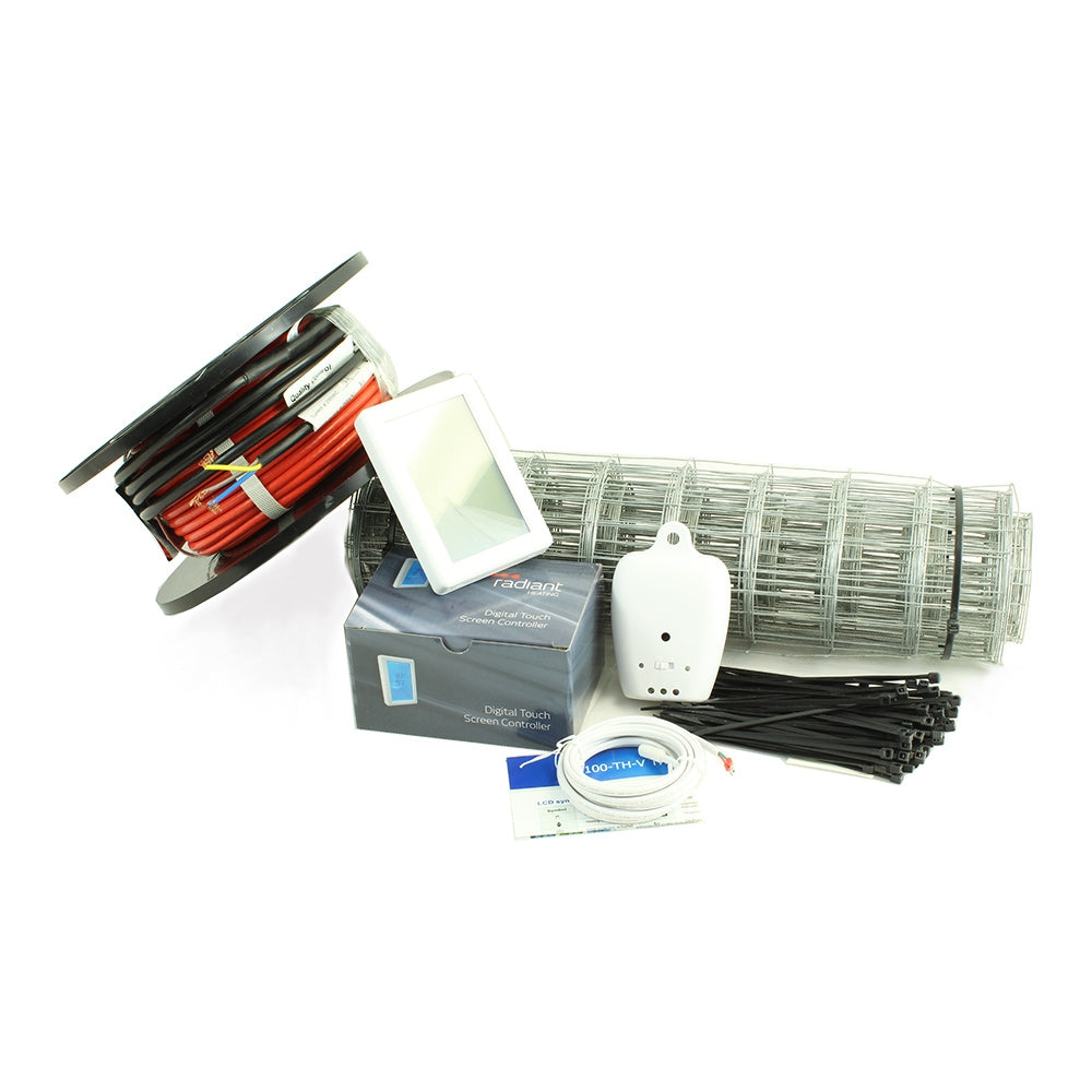 In-Screed Professional Cable Kit 150W per sqm (3000W/150m) for 22 to 28sqm Living Areas