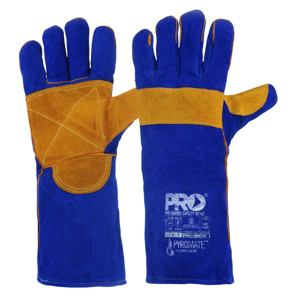 Pyromate Kevlar Welders Glove Size Large - 6 Pairs in 3 Colour Options