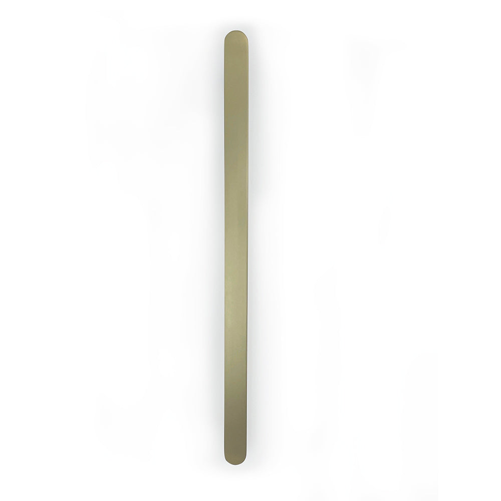 Radiant Single Vertical FLAT Bar Heated Towel Rail 930mm Tall - Various Colour Finishes