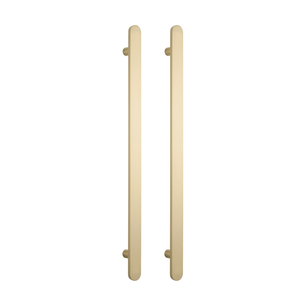 Radiant Vertical FLAT Bar Towel Rail - Multiple Bar and Hook Kits in Various Colours