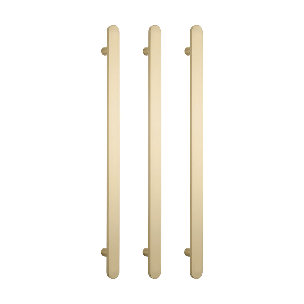 Radiant Vertical FLAT Bar Towel Rail - Multiple Bar and Hook Kits in Various Colours