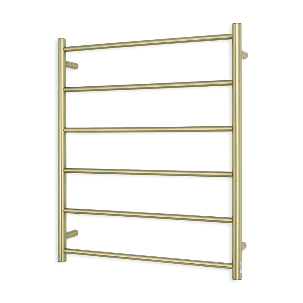 Radiant NON-Heated ROUND Bar Towel Rails (LTR01) 830mm Tall - Multiple Widths and Colour Finishes