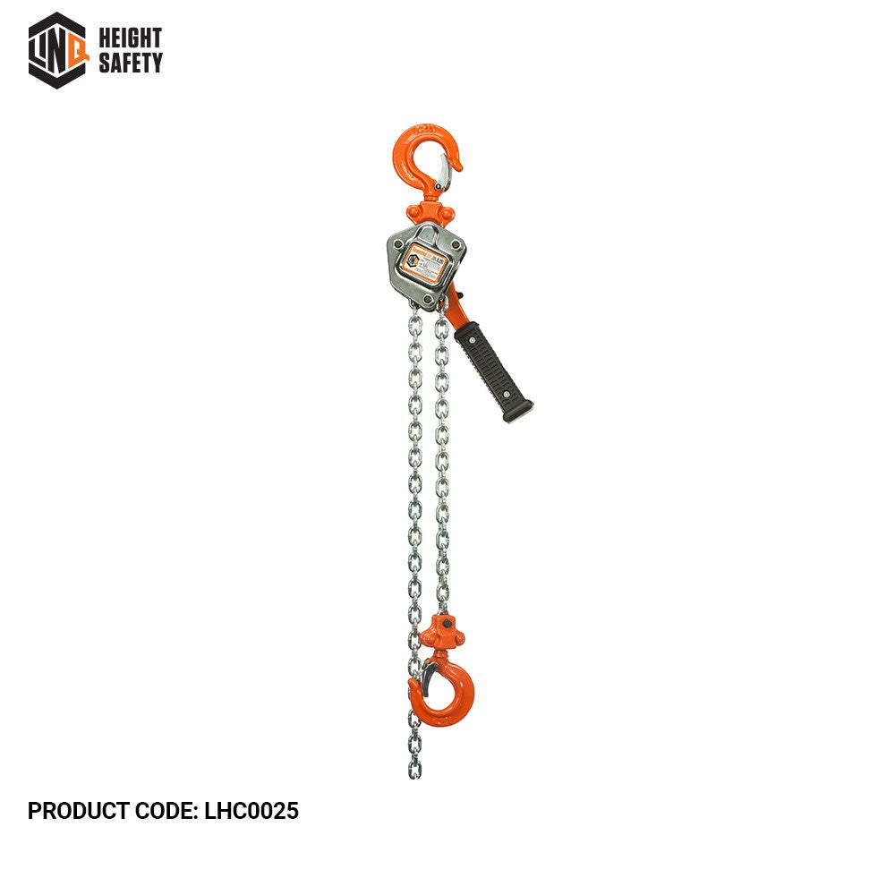 Linq Commercial Lever Hoist 1.5m - Capacity 1.5T or 0.25T