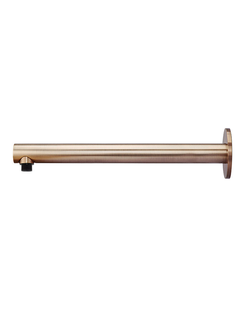 Meir Round Wall Shower Arm 400mm - Various Colour Finishes