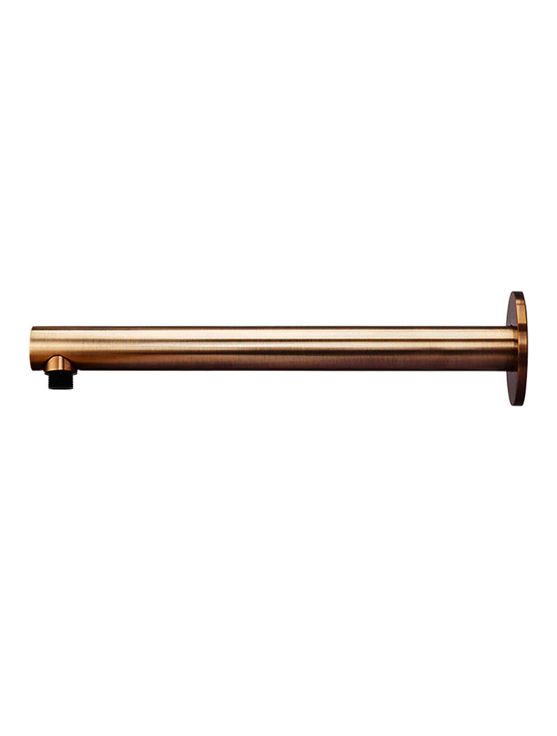 Meir Round Wall Shower Arm 400mm - Various Colour Finishes