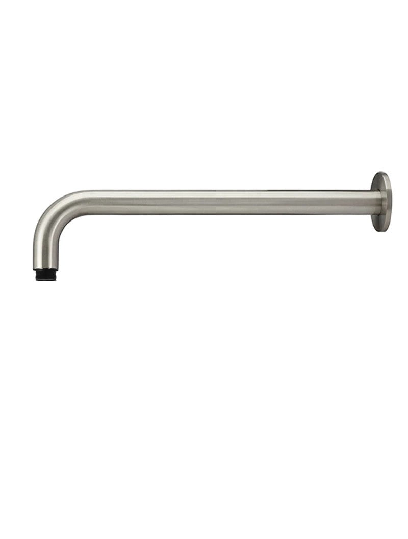 Meir Round Wall Shower Curved Arm 400mm - Various Colour Finishes
