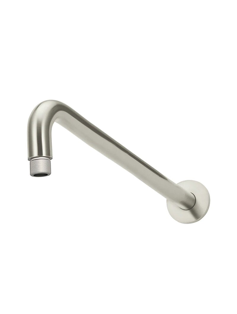 Meir Round Wall Shower Curved Arm 400mm - Various Colour Finishes