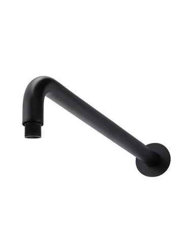 Meir Round Wall Shower Curved Arm 400mm - Various Colour Finishes