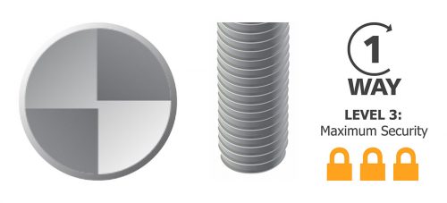 Clutch Head Machine Screws Box of 100 - 304 SS and Zinc in Various Gauges and Lengths