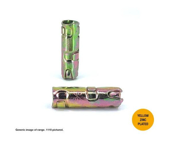 Macsim Macloc Anchors Yellow Zinc Plated - Various Metric Sizes and Quantities