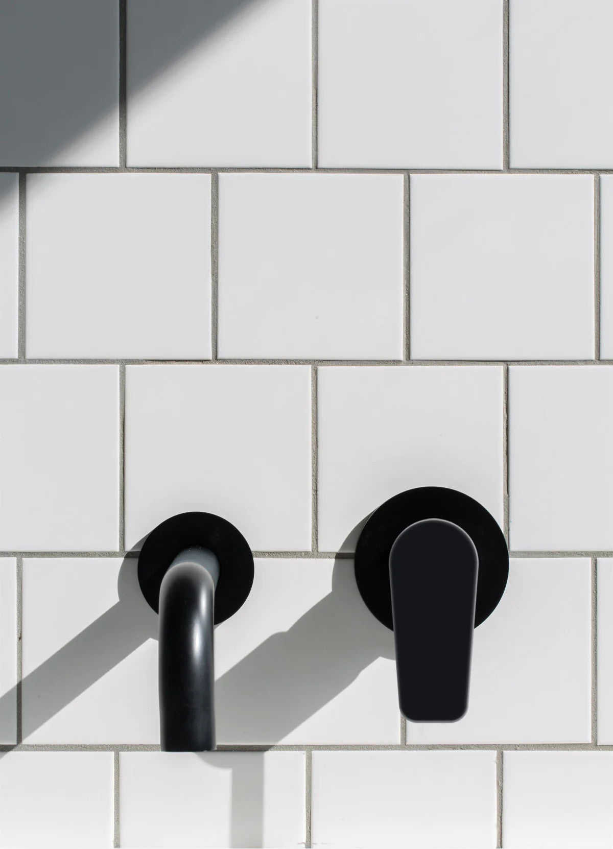 Meir Paddle Handle Round Wall Mixer - Finish Trim Kit - Various Colour Finishes