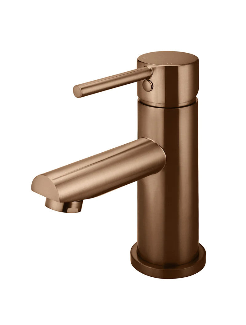 Meir Round Pin Handle Basin Mixer Tap - Various Colour Finishes