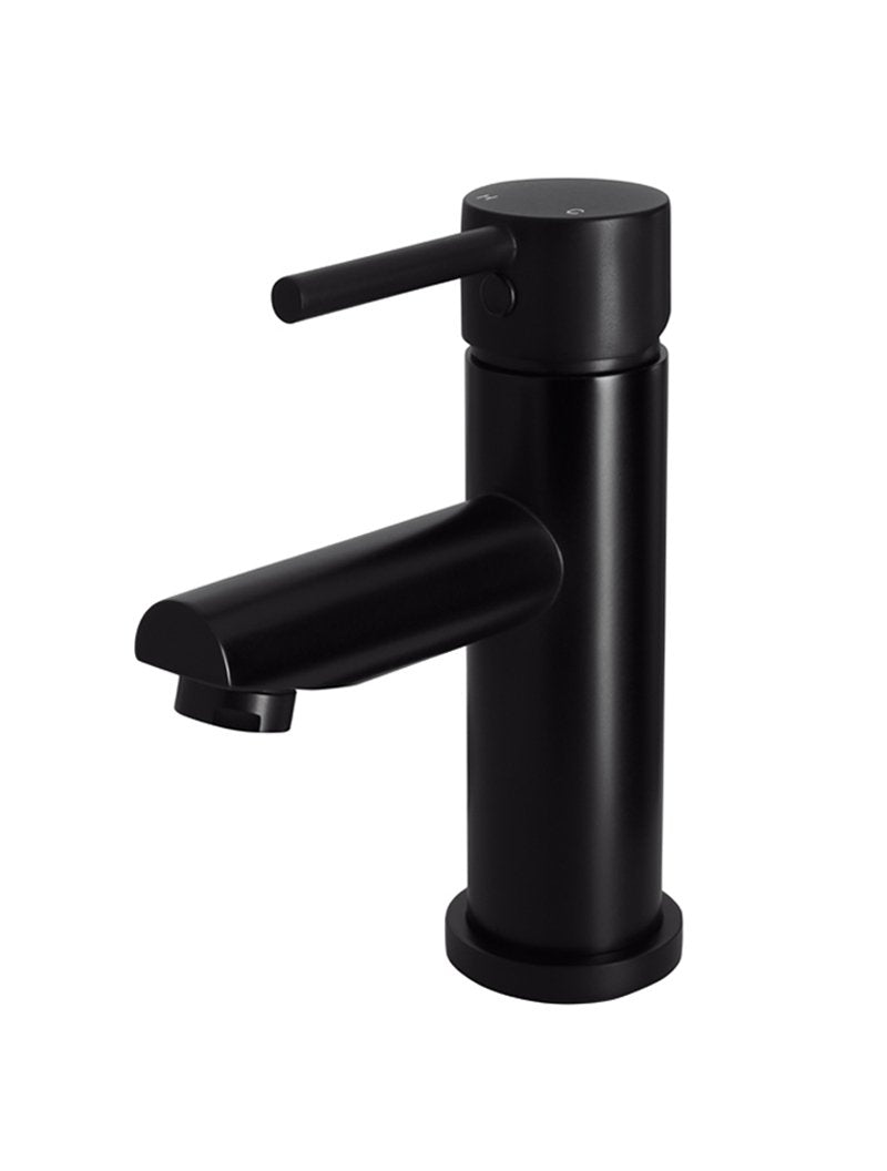 Meir Round Pin Handle Basin Mixer Tap - Various Colour Finishes