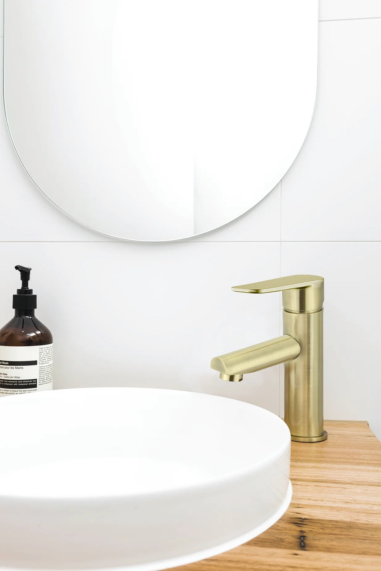 Meir Round Paddle Basin Mixer Tap - Various Colour Finishes