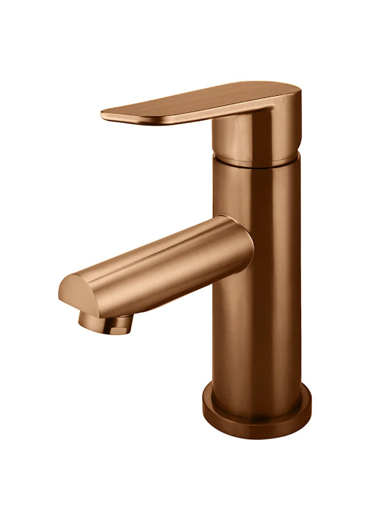 Meir Round Paddle Basin Mixer Tap - Various Colour Finishes