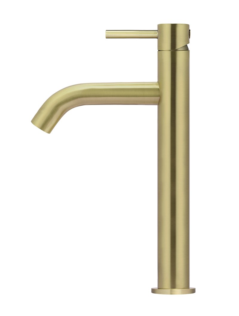 Meir Piccola Tall Basin Mixer Tap with 130mm Spout - Various Colour Finishes