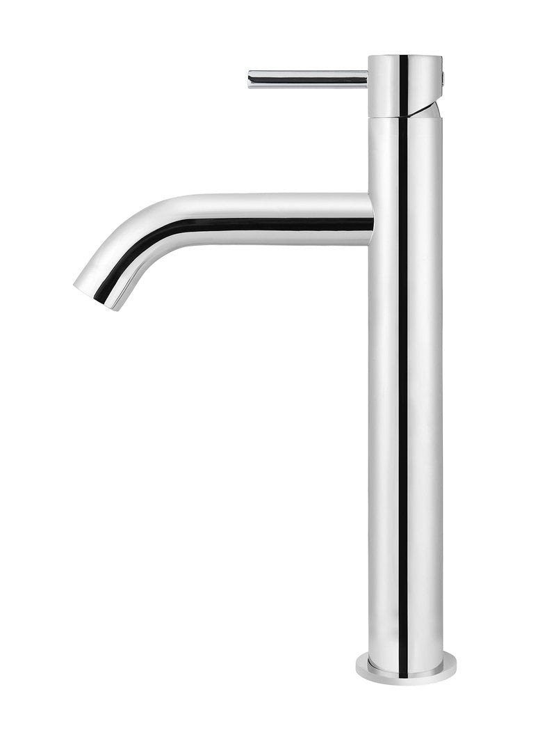 Meir Piccola Tall Basin Mixer Tap with 130mm Spout - Various Colour Finishes