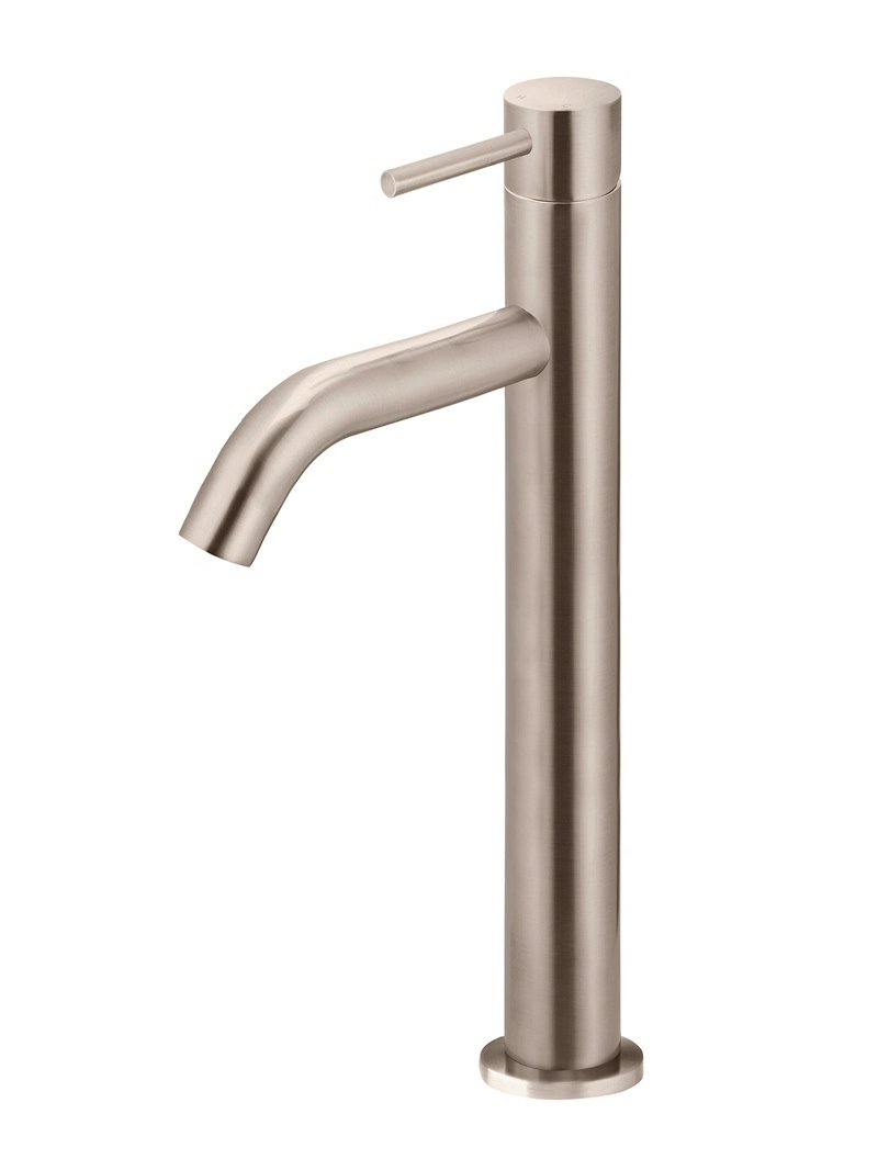 Meir Piccola Tall Basin Mixer Tap with 130mm Spout - Various Colour Finishes