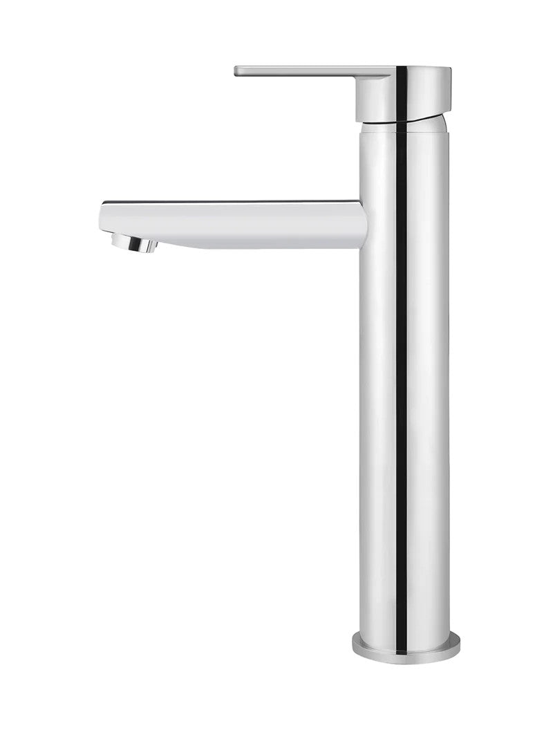 Meir Round Tall Paddle Basin Mixer Tap - Various Colour Finishes