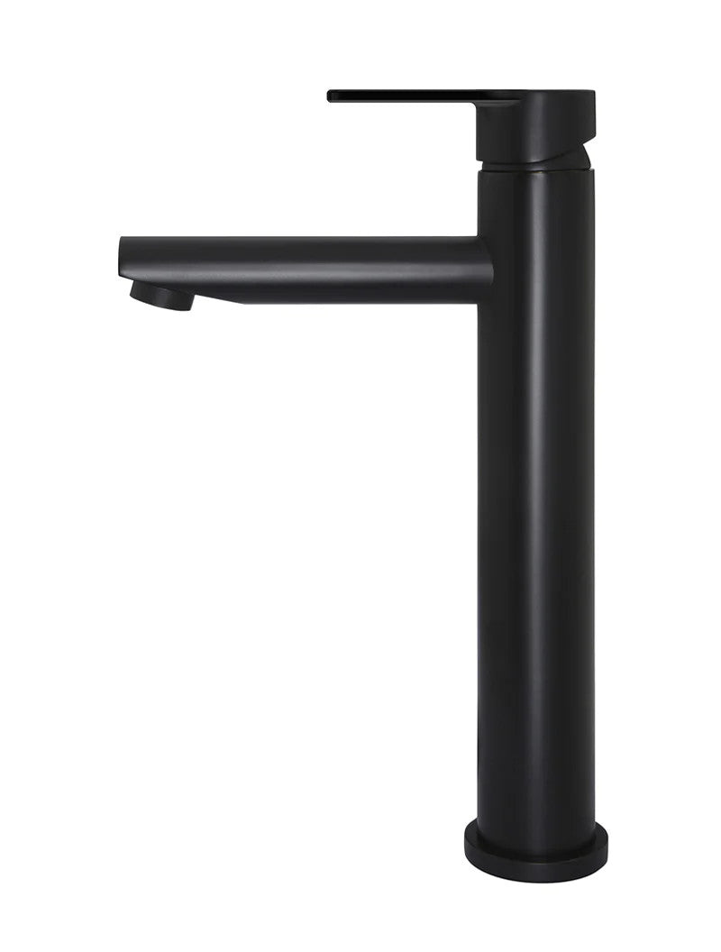 Meir Round Tall Paddle Basin Mixer Tap - Various Colour Finishes