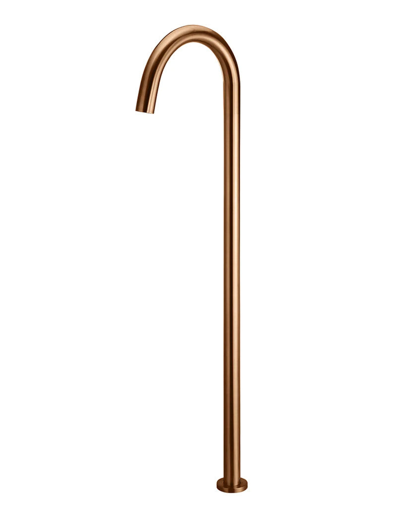 Meir Round Freestanding Bath Spout - Various Colour Finishes